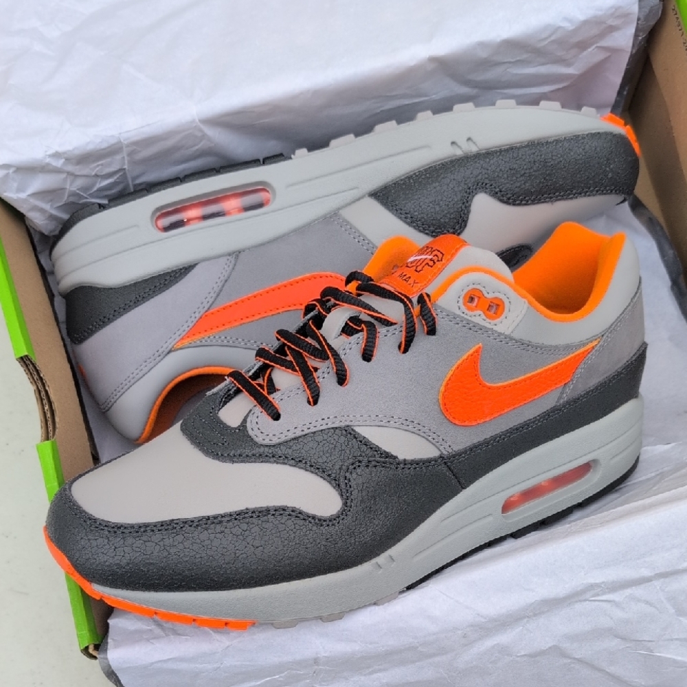 Nike Air Max 1 x HUF Pack - Orange - Men's Size 10.5 ( HF3713-001 )